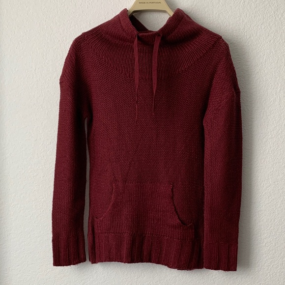Rue21 Women's Burgundy Cowl Neck Sweater - Picture 1 of 3